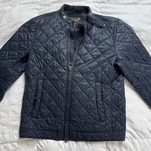 Men's Barbour Quilted Jacket with Stand Collar (Size XL, Fits like L)